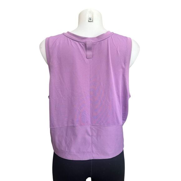 Lululemon Mesh Back Cropped Train Tank Top‎ sz 6-8? in Purple - Picture 5 of 7
